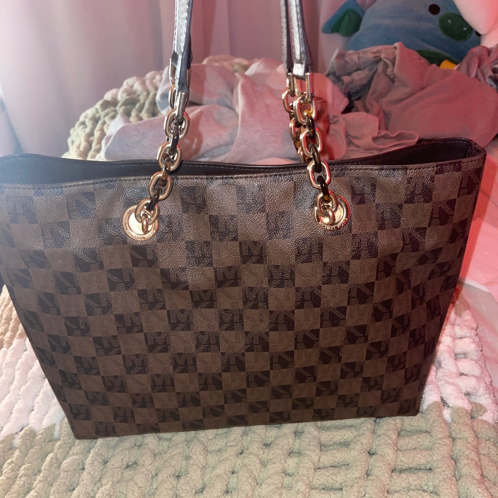 michael kors checkered purse
